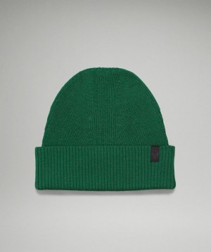 Lululemon Cold Pursuit Knit Beanie Hatt Accessories Gröna | CKGF-38651