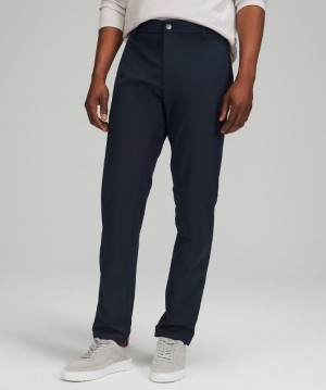 Lululemon Commission Classic-Fit Pant 30 Warpstreme Byxor Herr Marinblå | PDEU-25610