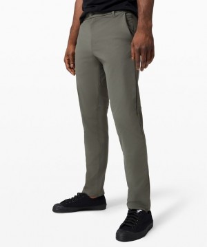 Lululemon Commission Pant Classic 32L Byxor Herr Grå Olivgröna | DLXJ-07364
