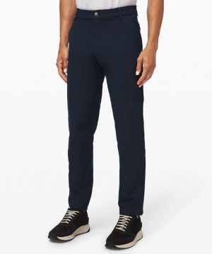 Lululemon Commission Pant Classic 34L Byxor Herr Marinblå | INWR-80493