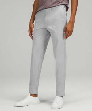 Lululemon Commission Pant Slim 37L Byxor Herr Silver | JSEU-72148