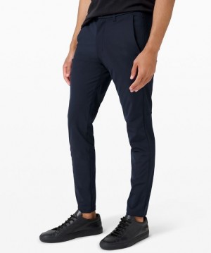 Lululemon Commission Skinny-Fit Pant 32 Warpstreme Byxor Herr Marinblå | MVIJ-90564