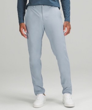 Lululemon Commission Slim-Fit Pant 34 Warpstreme Byxor Herr Chambray | NLYT-32041
