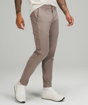 Lululemon Commission Slim-Fit Pant 34 Warpstreme Byxor Herr Mörkgrå | KAWN-17903