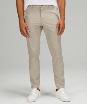 Lululemon Commission Slim-Fit Pant 34 Warpstreme Byxor Herr Silverstone | EAGF-29083