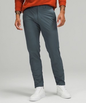 Lululemon Commission Slim-Fit Pant 34 Warpstreme Byxor Herr Blå | CMQG-38240