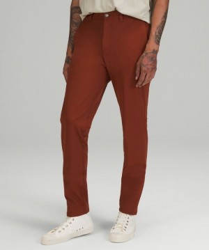 Lululemon Commission Slim-Fit Pant 34 Warpstreme Byxor Herr Bruna | XFLK-39746