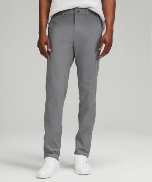 Lululemon Commission Slim-Fit Pant 37 Warpstreme Byxor Herr Grå | BDEW-17059
