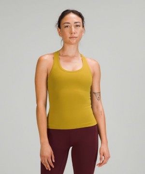 Lululemon Cool RB Short Tank Nulu Blast Dam Guld | UONQ-23065