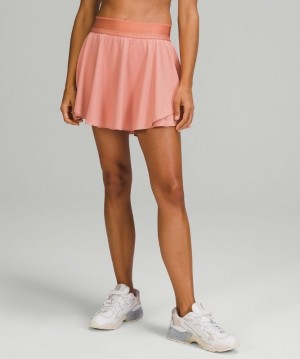 Lululemon Court Rival HR Skirt Long Kjolar Dam Rosa | WITE-56179