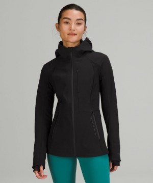 Lululemon Cross Chill Jacket RepelShell Jackor Dam Svarta | LIMX-91235