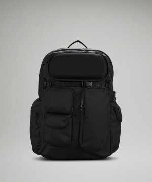 Lululemon Cruiser Large Backpack 28L Väskor Accessories Svarta Grå | TQJS-82419