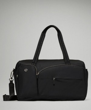 Lululemon Curved Lines Large Duffle Bag 29.5L Väskor Accessories Svarta | EMXY-29870
