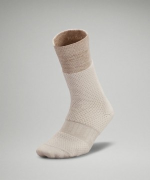 Lululemon Daily Stride Boot Crew Sock Strumpor Accessories Vita | EZVL-42596