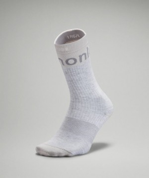 Lululemon Daily Stride Crew Sock Strumpor Accessories Vita | LECV-96482