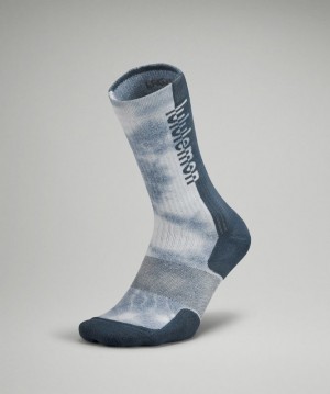 Lululemon Daily Stride Crew Sock Tie Dye Strumpor Accessories Blå | WXLN-35607