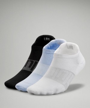 Lululemon Daily Stride Low-Ankle Sock 3 Pack Strumpor Accessories Vita Blå Beige Svarta | OTXL-49176