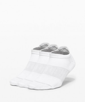 Lululemon Daily Stride Low-Ankle Sock 3 Pack Strumpor Accessories Vita | ADSI-15238
