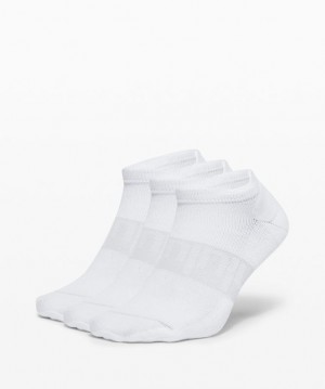 Lululemon Daily Stride Low Ankle Sock 3 Pack Strumpor Accessories Vita | DPMY-37015