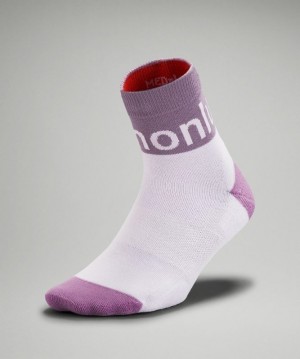 Lululemon Daily Stride Mid-Crew Sock Strumpor Accessories Lavendel | IVHS-90875