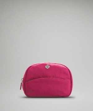 Lululemon Double-Zip Mini Pouch Väskor Accessories Rosa | AUIL-08945