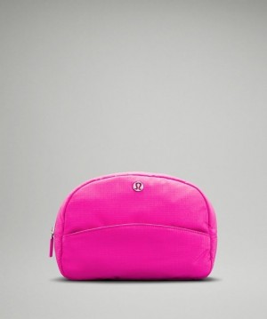 Lululemon Double-Zip Pouch Väskor Accessories Rosa Ljus | CPVU-86425