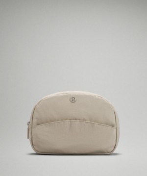Lululemon Double-Zip Pouch Väskor Accessories Beige | XFJL-41283