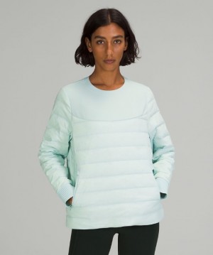 Lululemon Down and Around Crew Pullover Jackor Dam Mintgröna | ASBN-94257