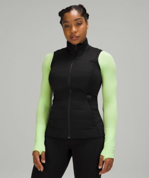 Lululemon Down for It All Vest Jackor Dam Svarta | RAQY-48267