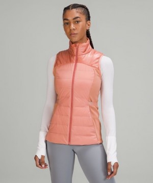 Lululemon Down for It All Vest Shine Jackor Dam Rosa | BGFV-59740