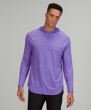 Lululemon Drysense Hoodie Blast Herr Lila Vita | QTBM-60825