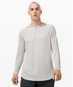 Lululemon Drysense Hoodie Hoodie Herr Heathered Vapor | AXDY-81735