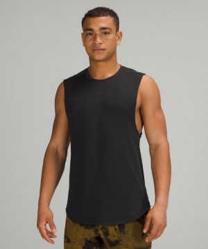 Lululemon Drysense Sleeveless Blast Herr Svarta | HVCT-80416