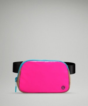 Lululemon Everywhere Belt Bag Väskor Accessories Rosa Svarta | YCLZ-93042