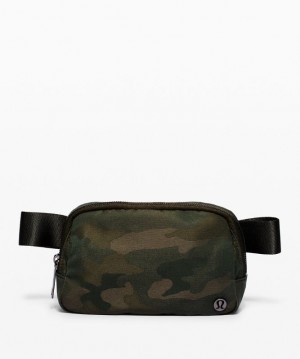 Lululemon Everywhere Belt Bag Väskor Accessories Camo Mörkolivgröna Gröna | ETQS-13842