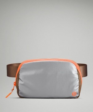 Lululemon Everywhere Belt Bag Väskor Accessories Silver Metal Bruna Orange | VFKJ-01679