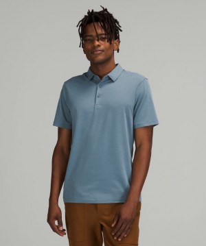 Lululemon Evolution Polo Blast Herr Blå | IYQD-46385