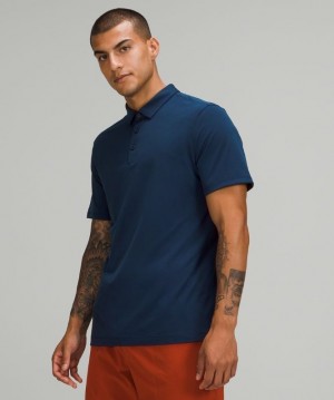 Lululemon Evolution Polo Blast Herr Marinblå | GYVF-20759