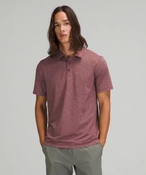 Lululemon Evolution Polo Blast Herr Röda Vinröda | GIUR-84251