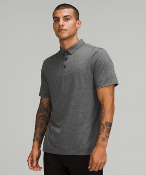 Lululemon Evolution Polo Blast Herr Svarta | KAIT-20195