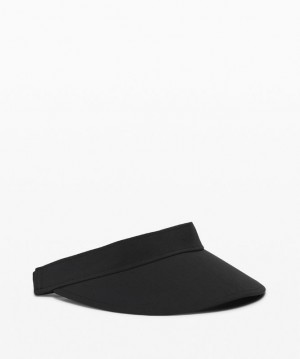 Lululemon Fast Paced Run Visor Hatt Accessories Svarta | GHFZ-54938