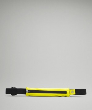 Lululemon Fast and Free Running Belt Mini Väskor Accessories Gula Svarta | DAIE-69431