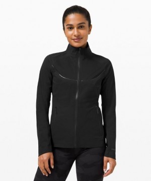 Lululemon Fast and Free Windbreaker Jackor Dam Svarta | BMCR-68127
