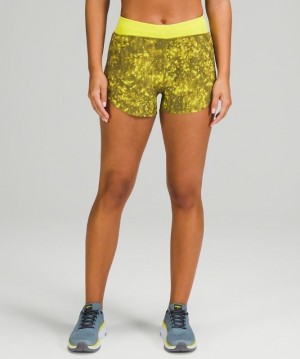 Lululemon Find Your Pace HR Short 3 SW Shorts Dam Gula Olika Färger Gula | RYEJ-97018