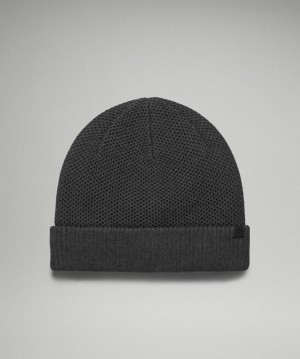Lululemon Fleece-Lined Knit Beanie Hatt Accessories Svarta | LIXC-07385