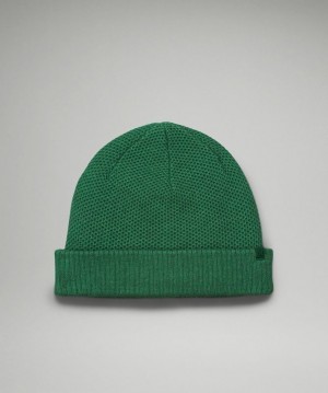 Lululemon Fleece-Lined Knit Beanie Hatt Accessories Gröna | GFVM-71639