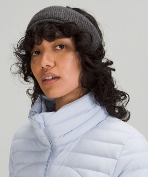 Lululemon Fleece-Lined Knit Ear Warmer Hatt Accessories Svarta | IQGE-57610