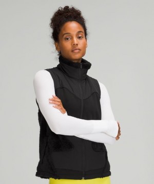 Lululemon Fleece Insulated Vest Jackor Dam Svarta | VQSU-43012