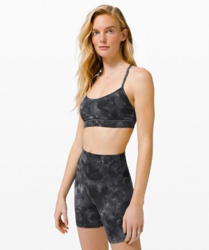 Lululemon Flow Y Nulu Bra Light Support Sport BH Dam Grå Mörkgrå | WOSE-31596