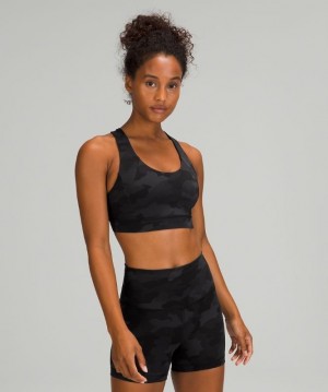 Lululemon Free to Be Elevated Bra Sport BH Dam Camo Svarta Olika Färger | OLMQ-49530